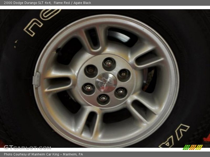 Flame Red / Agate Black 2000 Dodge Durango SLT 4x4