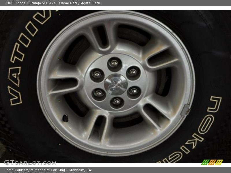 Flame Red / Agate Black 2000 Dodge Durango SLT 4x4