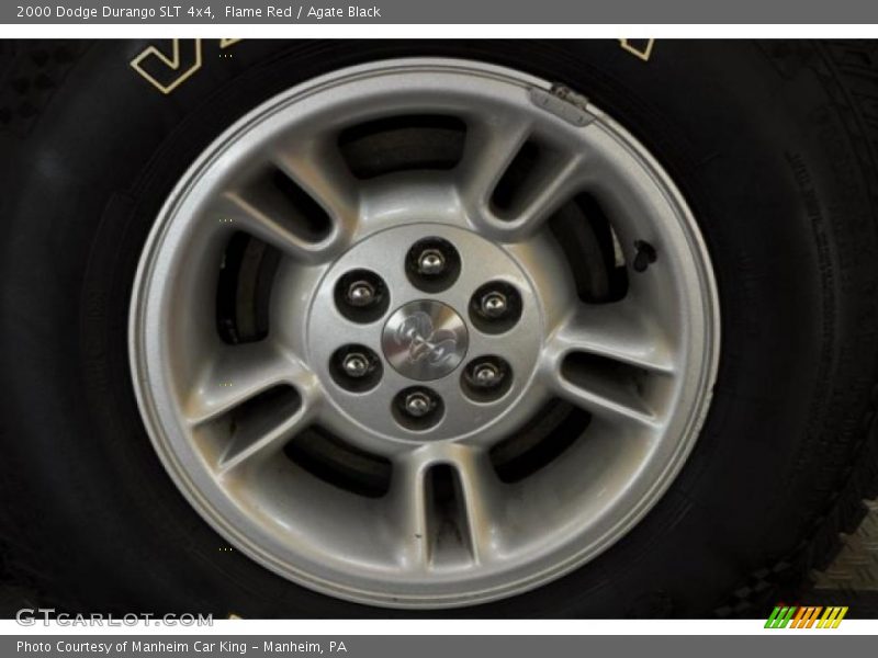 Flame Red / Agate Black 2000 Dodge Durango SLT 4x4