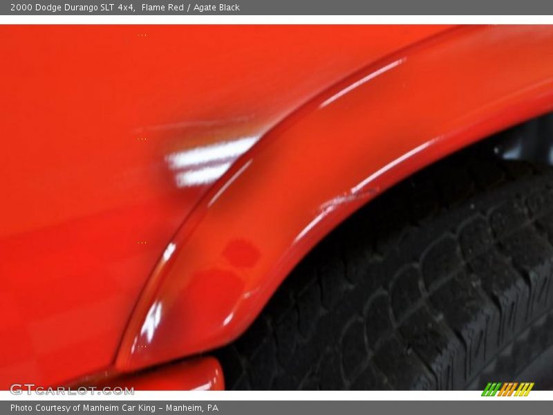 Flame Red / Agate Black 2000 Dodge Durango SLT 4x4