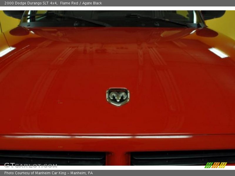 Flame Red / Agate Black 2000 Dodge Durango SLT 4x4