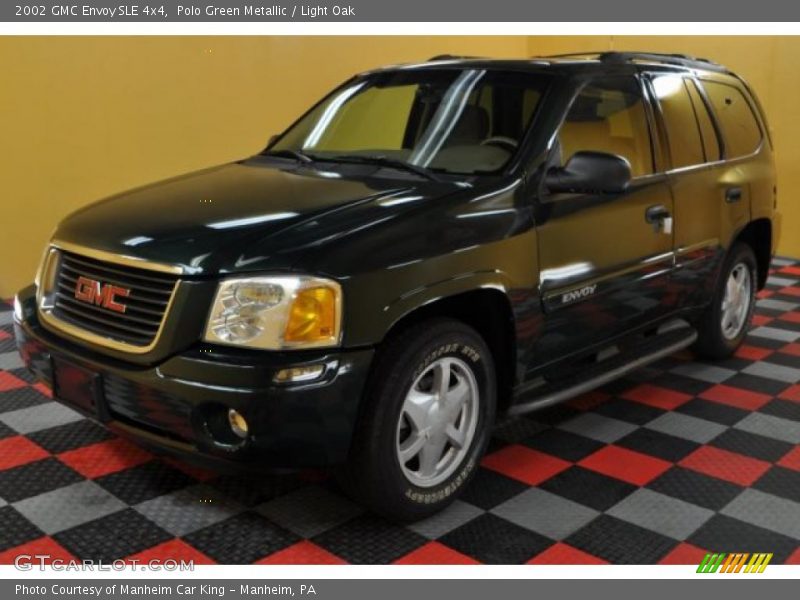 Polo Green Metallic / Light Oak 2002 GMC Envoy SLE 4x4