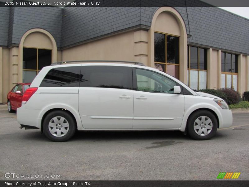Nordic White Pearl / Gray 2005 Nissan Quest 3.5 S