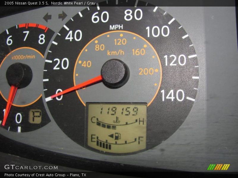 Nordic White Pearl / Gray 2005 Nissan Quest 3.5 S