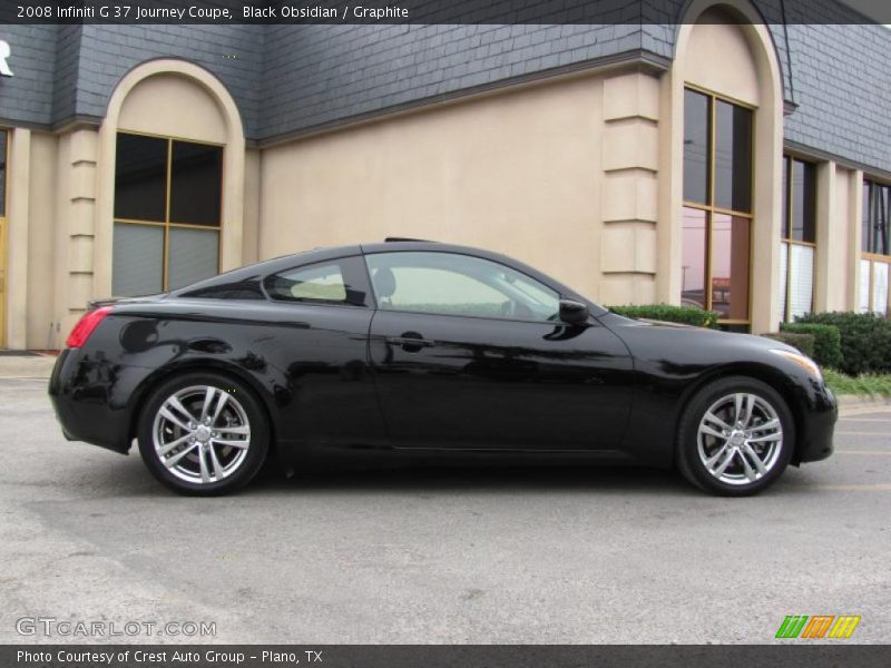 Black Obsidian / Graphite 2008 Infiniti G 37 Journey Coupe