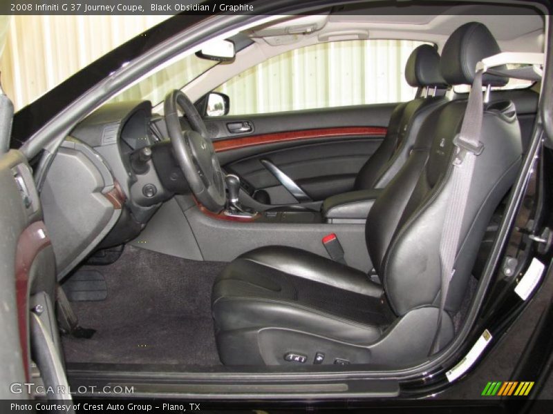  2008 G 37 Journey Coupe Graphite Interior