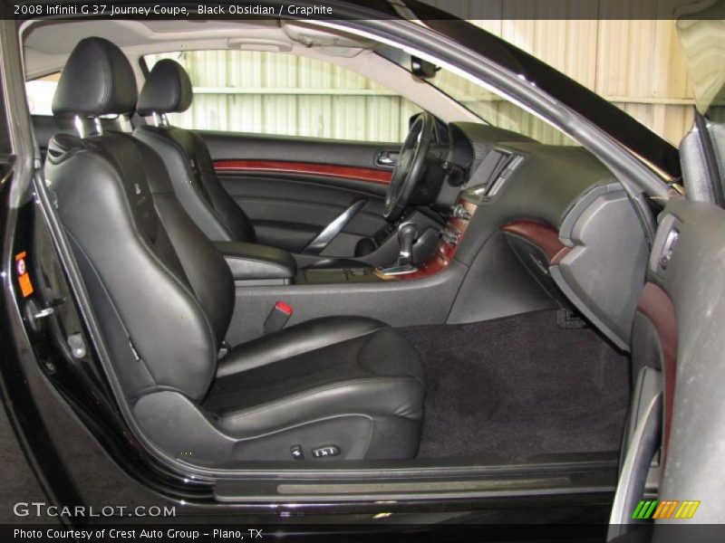  2008 G 37 Journey Coupe Graphite Interior