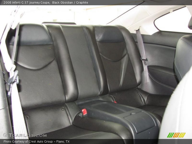  2008 G 37 Journey Coupe Graphite Interior