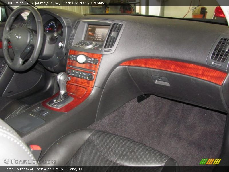 Dashboard of 2008 G 37 Journey Coupe