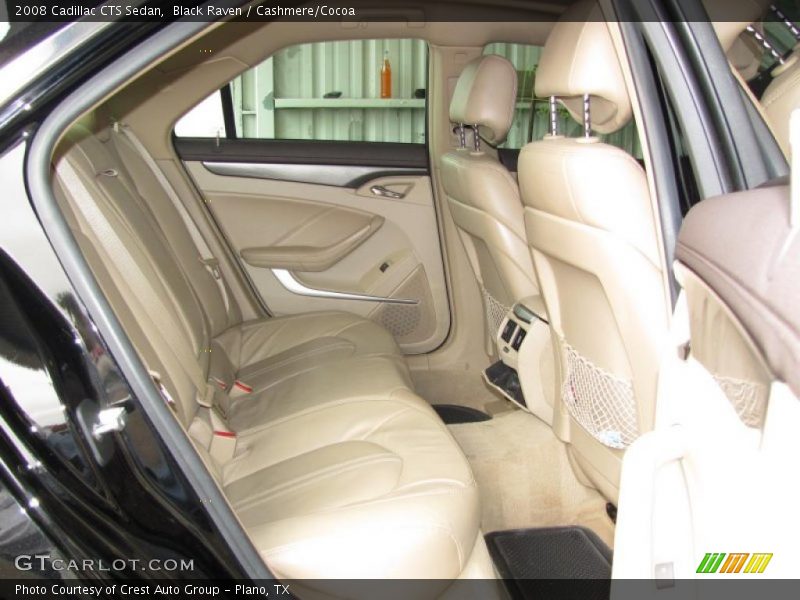 Black Raven / Cashmere/Cocoa 2008 Cadillac CTS Sedan
