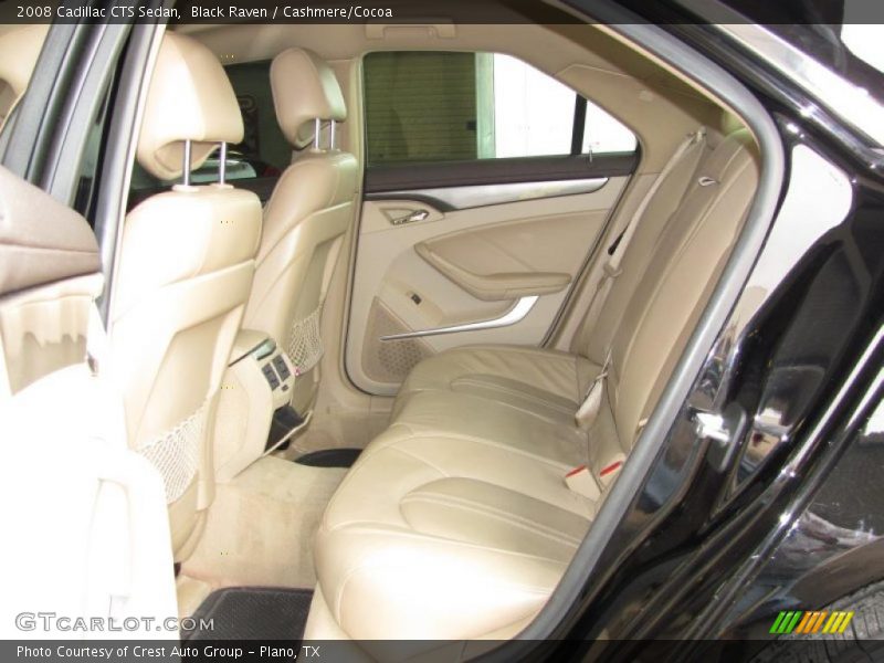 Black Raven / Cashmere/Cocoa 2008 Cadillac CTS Sedan