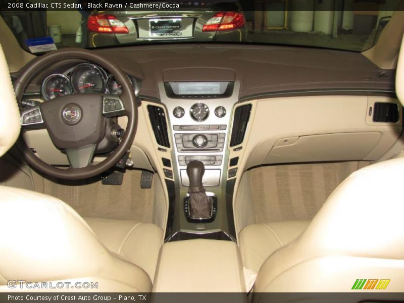 Black Raven / Cashmere/Cocoa 2008 Cadillac CTS Sedan