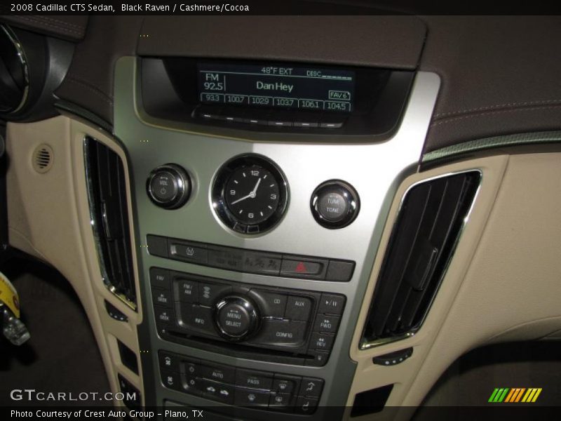 Black Raven / Cashmere/Cocoa 2008 Cadillac CTS Sedan