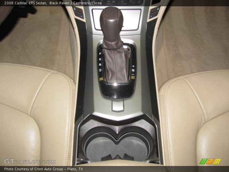 Black Raven / Cashmere/Cocoa 2008 Cadillac CTS Sedan