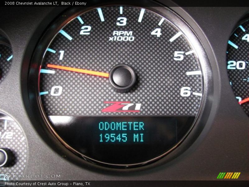 Black / Ebony 2008 Chevrolet Avalanche LT