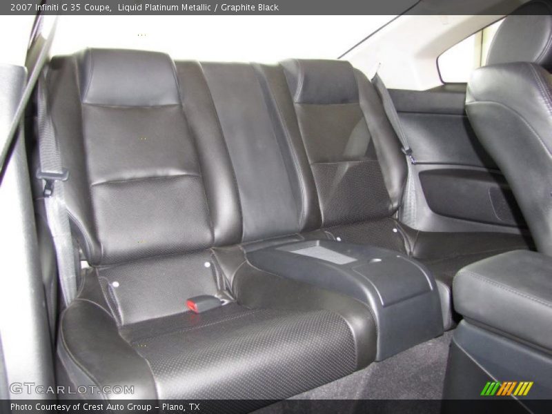 Liquid Platinum Metallic / Graphite Black 2007 Infiniti G 35 Coupe