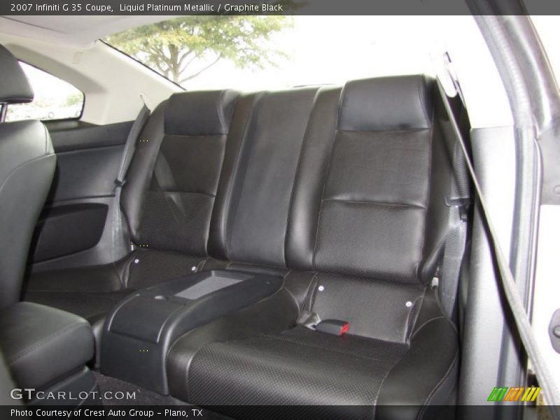 Liquid Platinum Metallic / Graphite Black 2007 Infiniti G 35 Coupe
