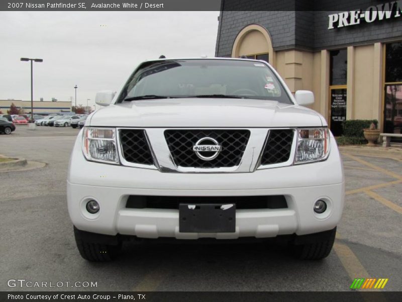 Avalanche White / Desert 2007 Nissan Pathfinder SE