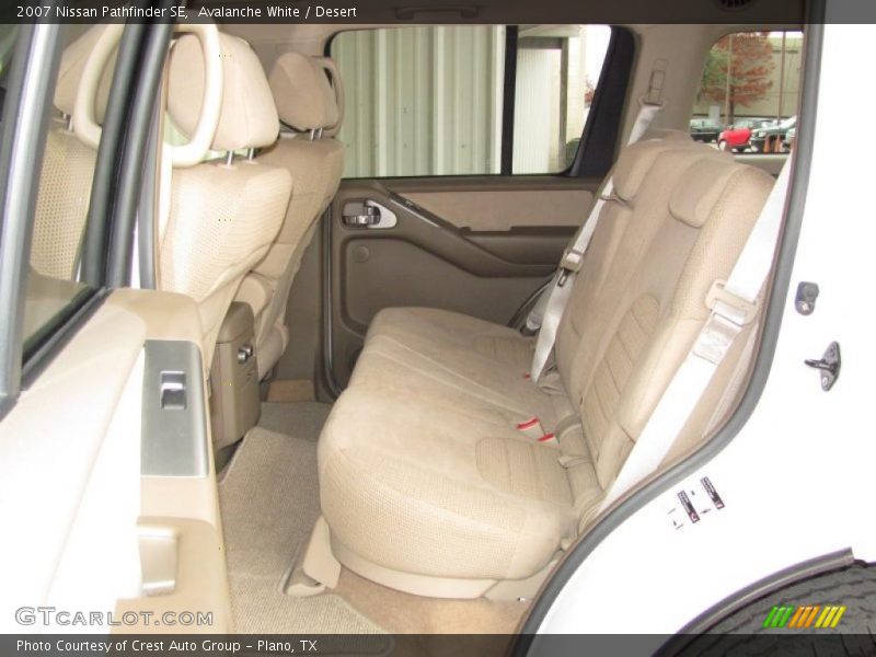 Avalanche White / Desert 2007 Nissan Pathfinder SE