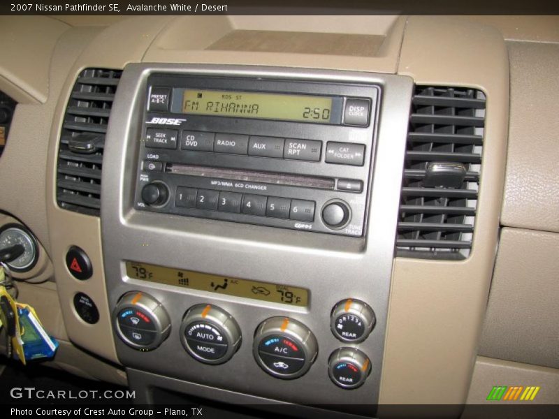 Avalanche White / Desert 2007 Nissan Pathfinder SE