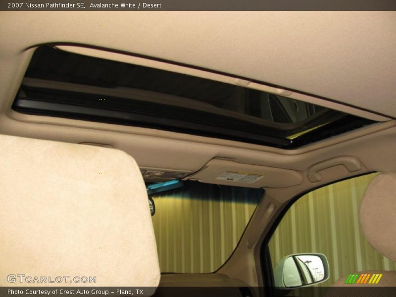 Avalanche White / Desert 2007 Nissan Pathfinder SE