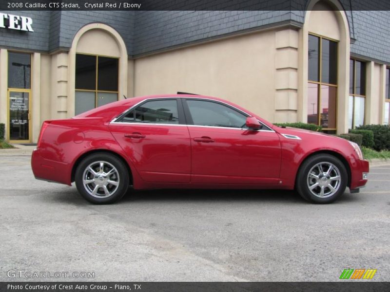 Crystal Red / Ebony 2008 Cadillac CTS Sedan