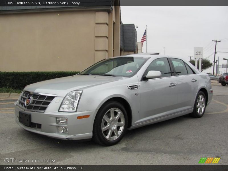 Radiant Silver / Ebony 2009 Cadillac STS V8