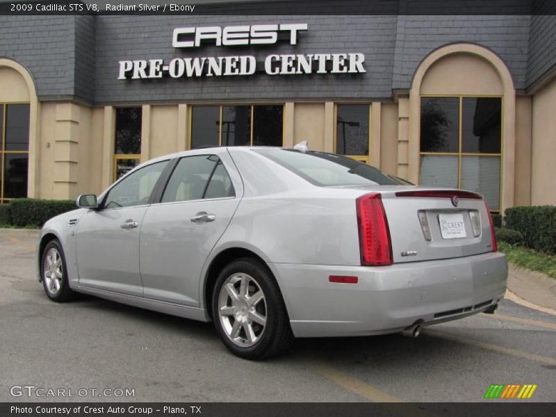 Radiant Silver / Ebony 2009 Cadillac STS V8