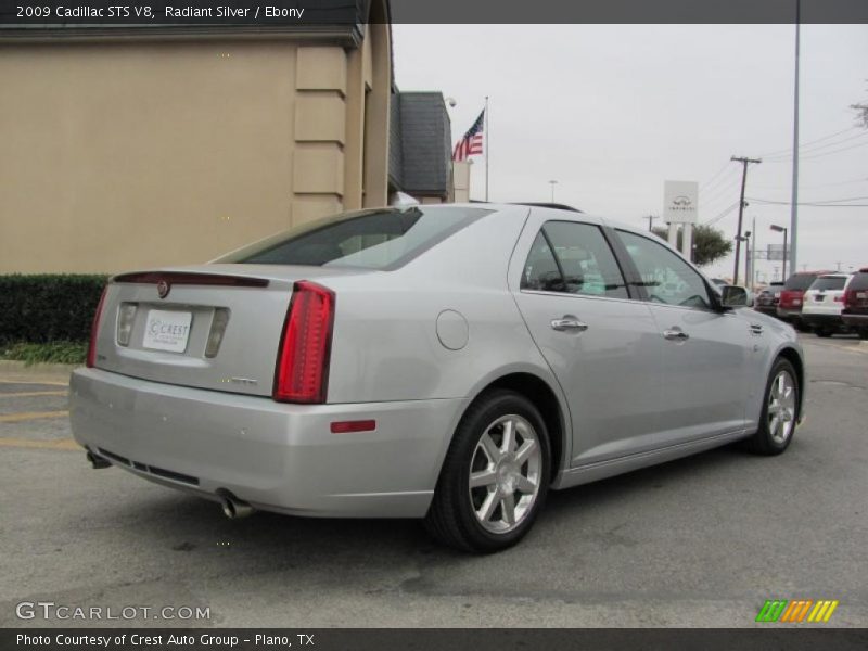 Radiant Silver / Ebony 2009 Cadillac STS V8