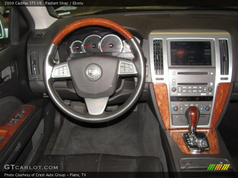 Radiant Silver / Ebony 2009 Cadillac STS V8