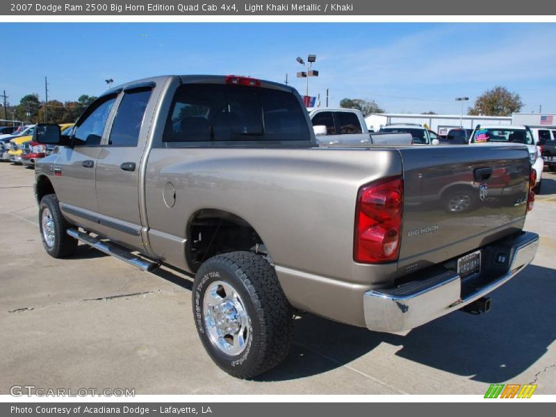 Light Khaki Metallic / Khaki 2007 Dodge Ram 2500 Big Horn Edition Quad Cab 4x4