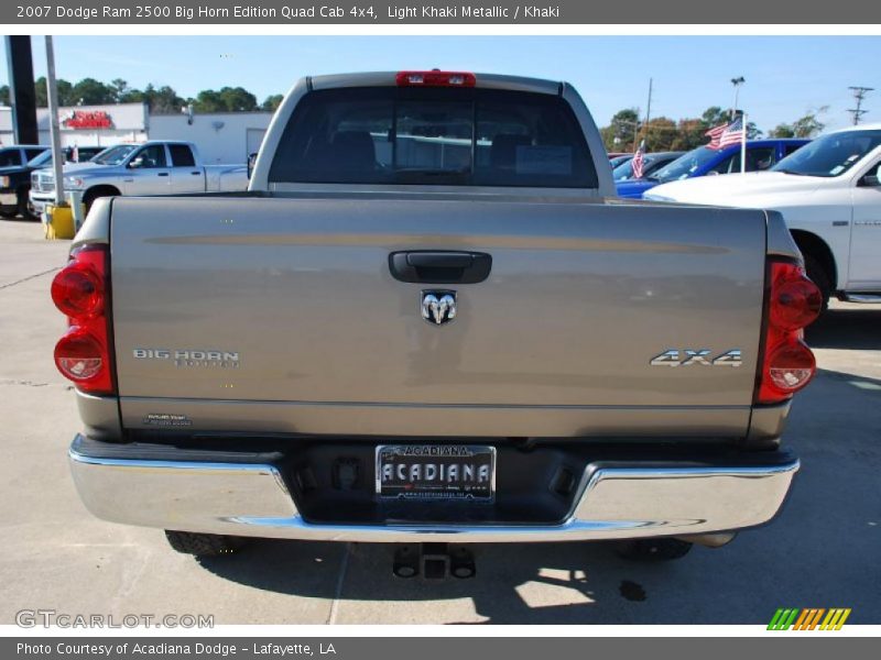 Light Khaki Metallic / Khaki 2007 Dodge Ram 2500 Big Horn Edition Quad Cab 4x4