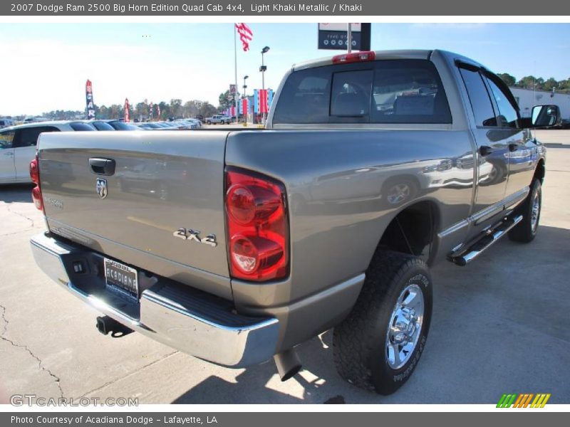 Light Khaki Metallic / Khaki 2007 Dodge Ram 2500 Big Horn Edition Quad Cab 4x4