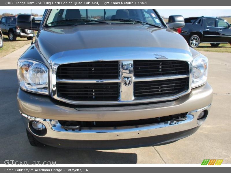 Light Khaki Metallic / Khaki 2007 Dodge Ram 2500 Big Horn Edition Quad Cab 4x4
