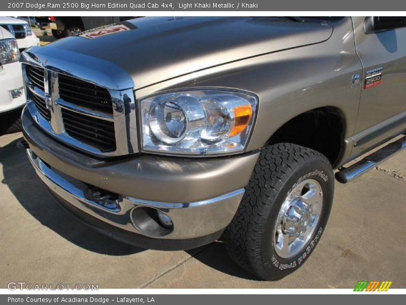 Light Khaki Metallic / Khaki 2007 Dodge Ram 2500 Big Horn Edition Quad Cab 4x4