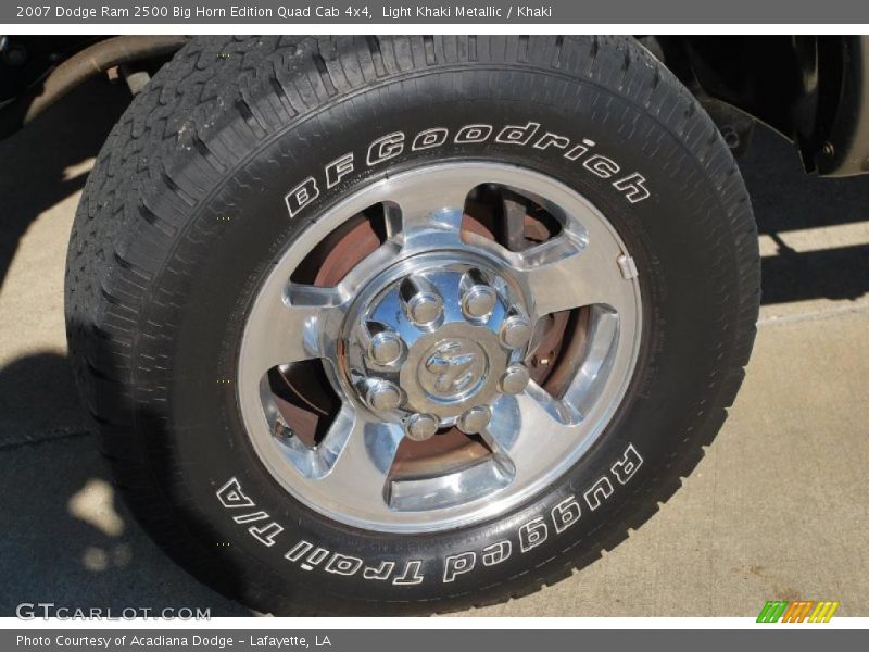 Light Khaki Metallic / Khaki 2007 Dodge Ram 2500 Big Horn Edition Quad Cab 4x4