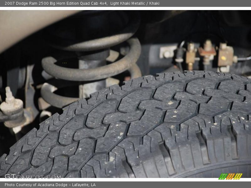Light Khaki Metallic / Khaki 2007 Dodge Ram 2500 Big Horn Edition Quad Cab 4x4