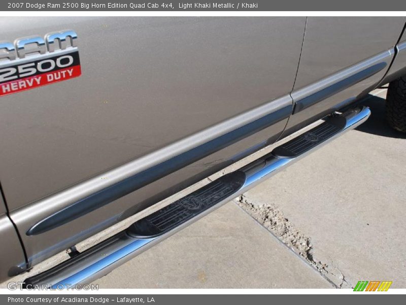 Light Khaki Metallic / Khaki 2007 Dodge Ram 2500 Big Horn Edition Quad Cab 4x4