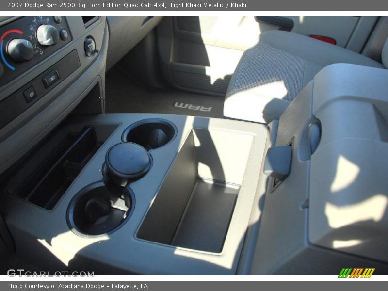 Light Khaki Metallic / Khaki 2007 Dodge Ram 2500 Big Horn Edition Quad Cab 4x4