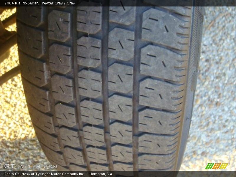 Pewter Gray / Gray 2004 Kia Rio Sedan