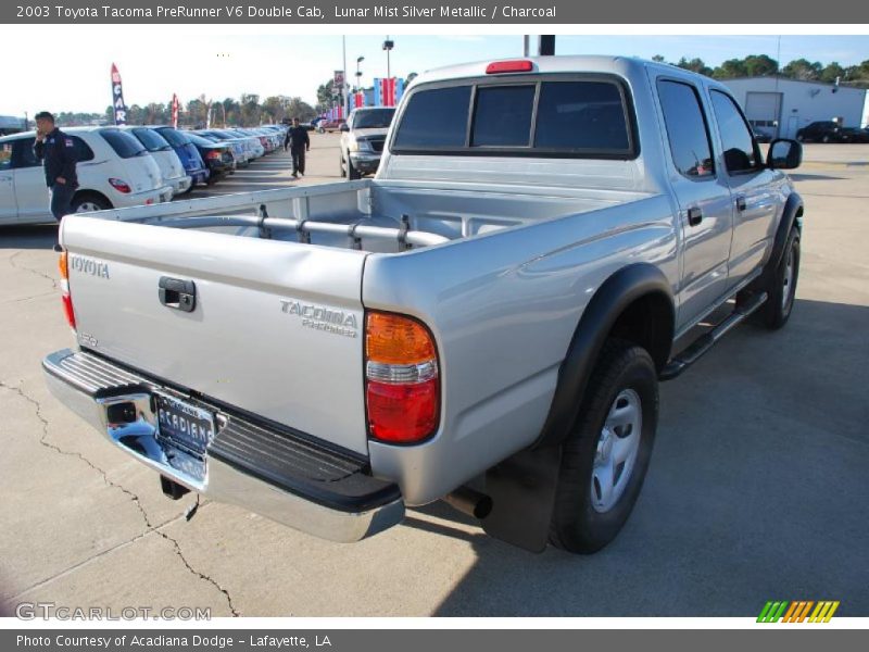 Lunar Mist Silver Metallic / Charcoal 2003 Toyota Tacoma PreRunner V6 Double Cab