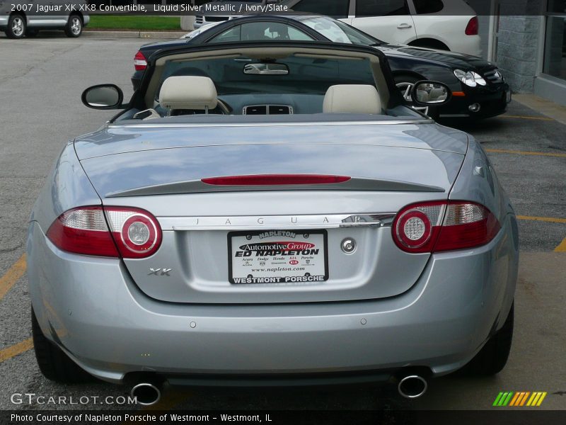 Liquid Silver Metallic / Ivory/Slate 2007 Jaguar XK XK8 Convertible