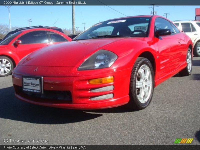 Saronno Red / Black 2000 Mitsubishi Eclipse GT Coupe