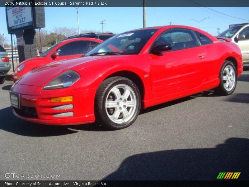 Saronno Red / Black 2000 Mitsubishi Eclipse GT Coupe