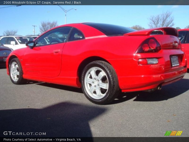 Saronno Red / Black 2000 Mitsubishi Eclipse GT Coupe