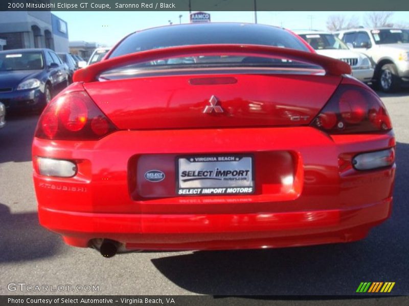 Saronno Red / Black 2000 Mitsubishi Eclipse GT Coupe