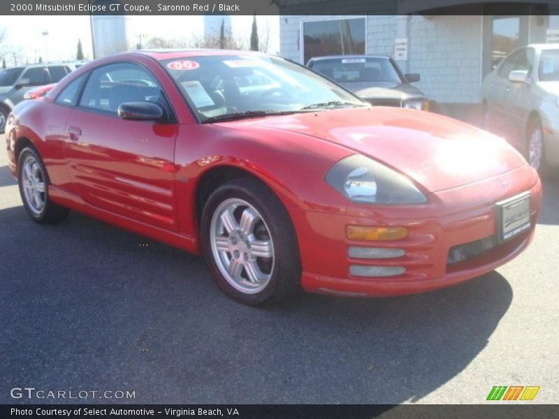 Saronno Red / Black 2000 Mitsubishi Eclipse GT Coupe