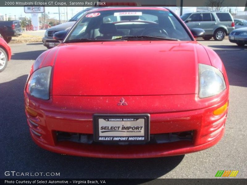 Saronno Red / Black 2000 Mitsubishi Eclipse GT Coupe
