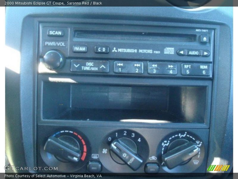 Saronno Red / Black 2000 Mitsubishi Eclipse GT Coupe