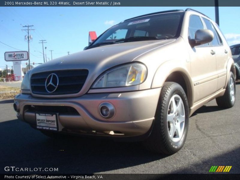 Desert Silver Metallic / Java 2001 Mercedes-Benz ML 320 4Matic